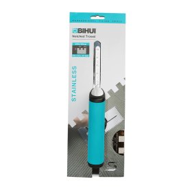 BIHUI PTSL12 Square Notch Trowel w/ Soft Grip - 1/2"