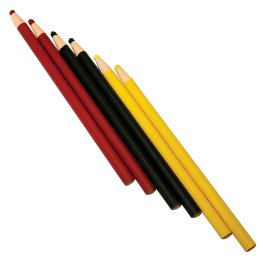 Kraft Tool ST157 Black, Red, and Yellow Tile Markers (6 Per Pack 2 of Each Color)