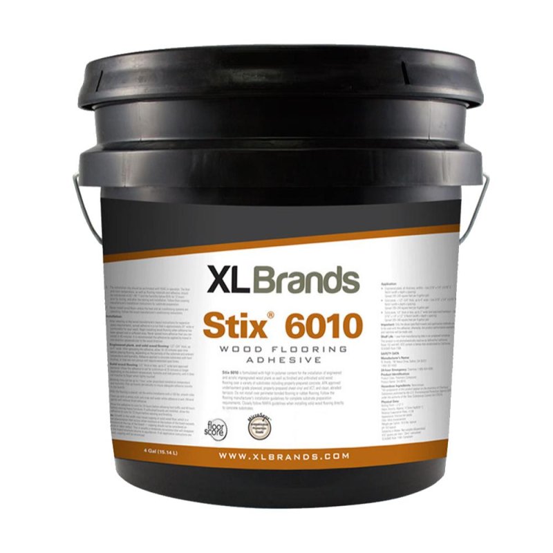 XL Brands Stix 6010 Wood Flooring Adhesive - 4 Gal