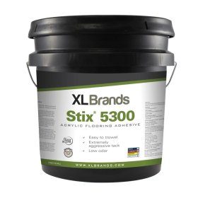 XL Brands Stix 5300 Acrylic Flooring Adhesive - 4 Gal