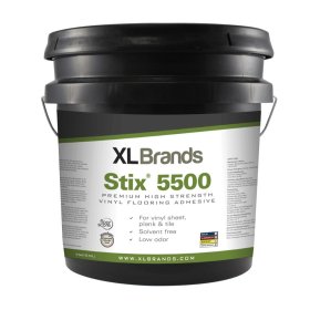 XL Brands Stix 5500 Premium High Strength Vinyl Flooring Adhesive - 4 Gal