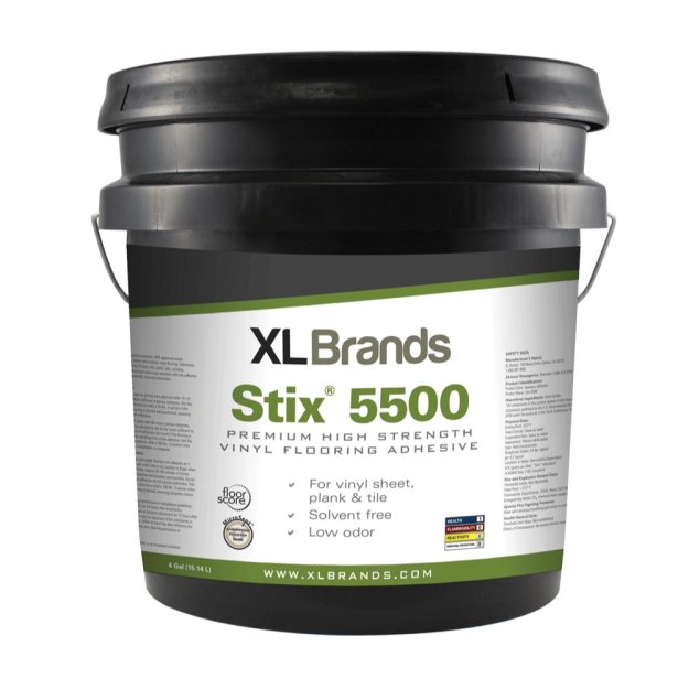 (image for) XL Brands Stix 5500 Premium High Strength Vinyl Flooring Adhesive - 4 Gal