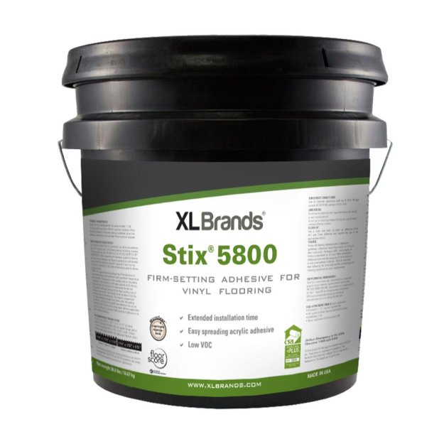 (image for) XL Brands Stix 5800 Firm-Setting Adhesive for Vinyl Flooring - 1 Gal