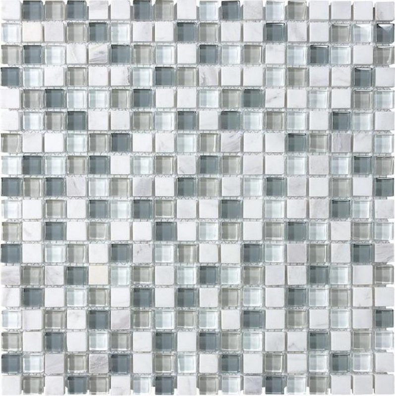 Stone Glass 5/8\" x 5/8\" Mosaic-Iceland