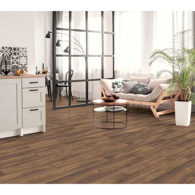 (image for) Maxxi Floors Room Suite 54.33 x 9.52 Waterproof Surface Laminate Floor - Oak Brown RV82ZA