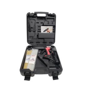 POWER ADHESIVES TACK-KIT Tackfix Hot Melt Glue Gun Kit w/ Sticks & Case
