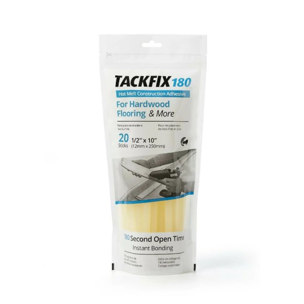 (image for) POWER ADHESIVES TACKFIX 180 10" Hot Melt Glue Sticks - 20 Sticks
