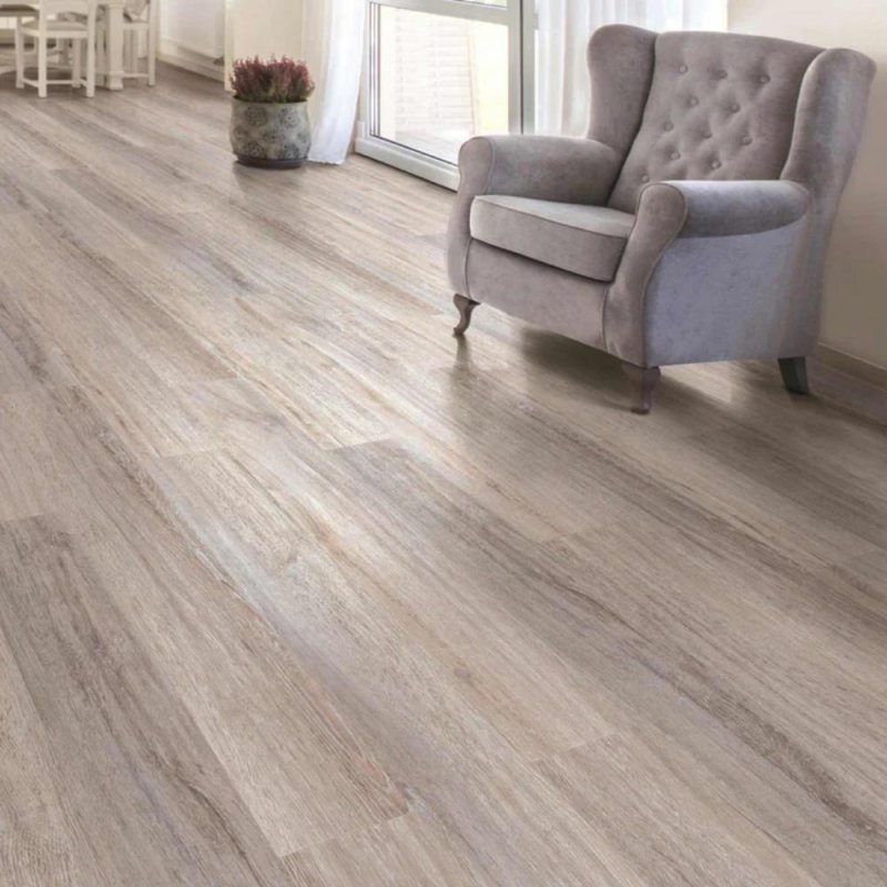 (image for) Tarkett Progen 7" x 48" Luxury Vinyl Plank - Cerused Oak Powder 270265013