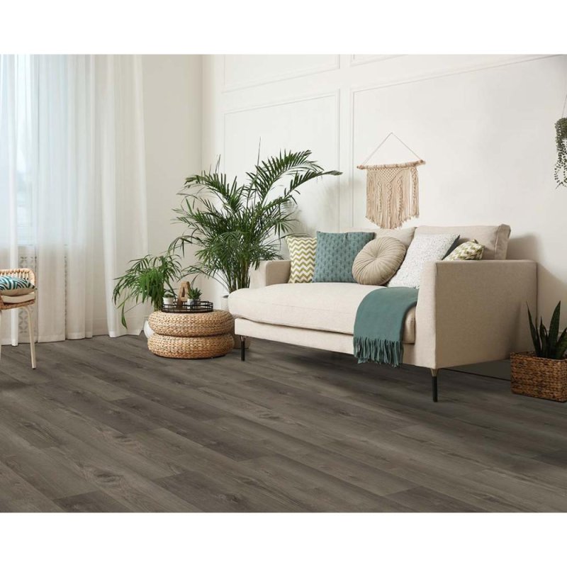 Sar Floors Titan 7″ x 48″ Waterproof TriCore Luxury Vinyl Plank - Taupe Wood #307