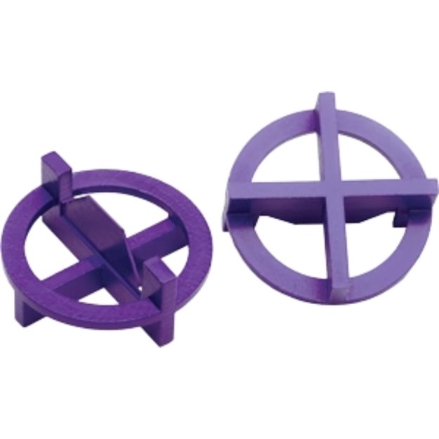 (image for) TAVY TTS-332 3/32" Purple Tile Spacers - 100 Bag
