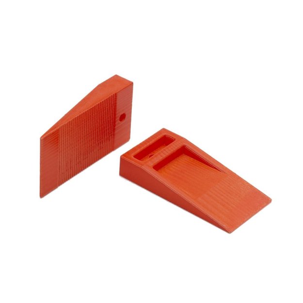 (image for) TAVY TTS-14-W 1/4" Orange Wedge Spacers - 100 Bag