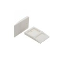 (image for) TAVY TTS-18-W 1/8" White Wedge Spacers - 100 Bag