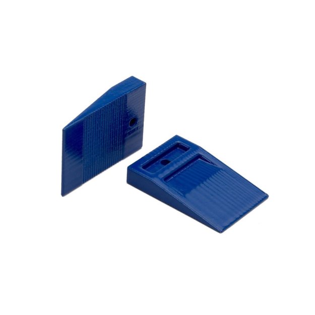 (image for) TAVY TTS-316-W 3/16" Blue Wedge Spacers - 100 Bag
