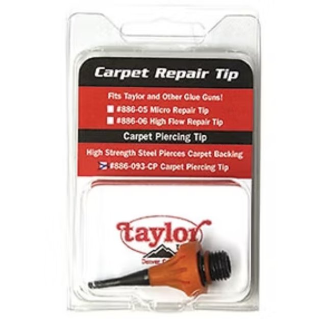 TAYLOR TOOLS 886.093.CP Carpet Piercing Repair Tip
