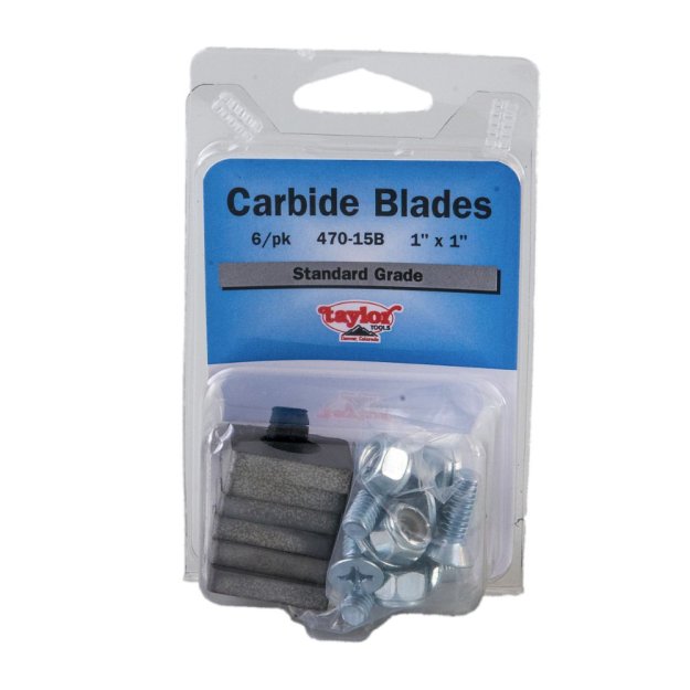 (image for) TAYLOR TOOLS 470.15B EZ Scrape Economy Carbide Blades - 6 Pack