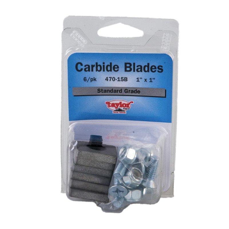 TAYLOR TOOLS 470.15B EZ Scrape Economy Carbide Blades - 6 Pack