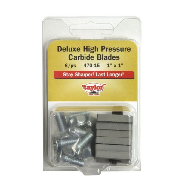 (image for) TAYLOR TOOLS 470.15 Scrape Carbide Blades - 6 Pack