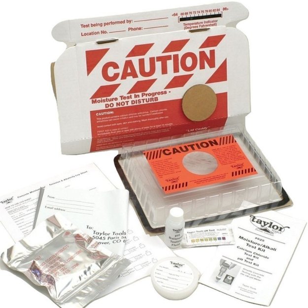 (image for) TAYLOR TOOLS 625 Calcium Chloride Moisture Test Kit