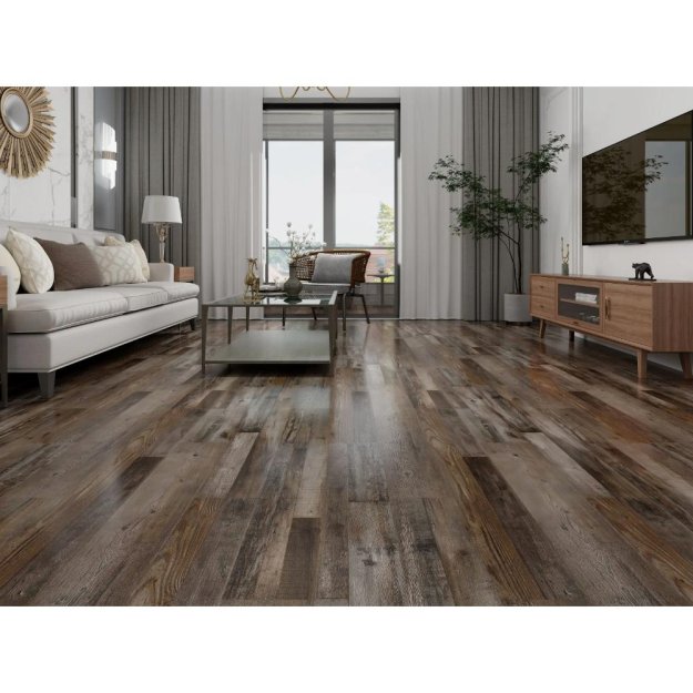 (image for) Resolve 5.0 Rigid Core SPC 7.2” x 48” Luxury Vinyl Plank - Bear TC104