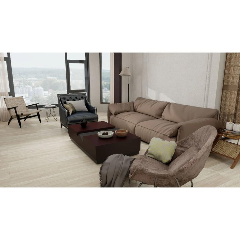 (image for) Resolve 5.0 Rigid Core SPC 7.2” x 48” Luxury Vinyl Plank - Coastal Oak TC958