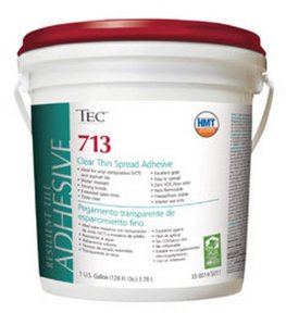 TEC 713 Clear Thin Spread Adhesive - 4 Gal. Pail