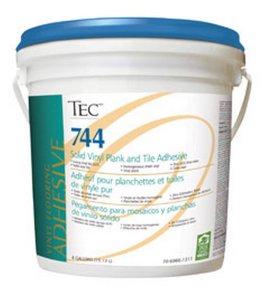 TEC 744 Solid Vinyl Plank and Tile Adhesive - 4 Gal. Pail