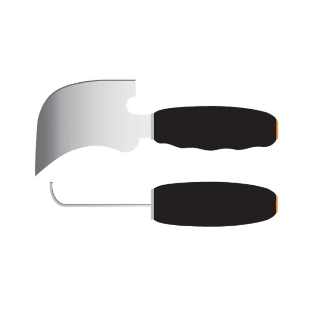 (image for) TEGO T05-0032 Curved Quarter Moon Knife