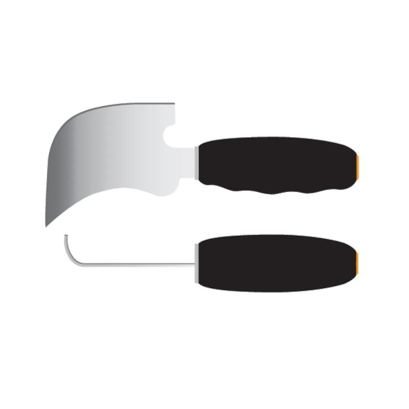 TEGO T05-0032 Curved Quarter Moon Knife