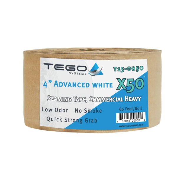 (image for) TEGO T15-0050 4" Advanced White X50 Seam Tape