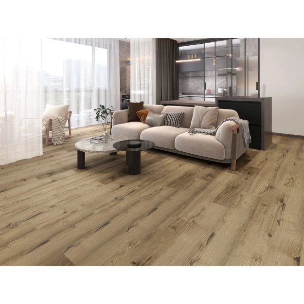 (image for) SOLSTONE Coastal 7" x 48" SPC Luxury Vinyl Plank 20mil - Tigertail