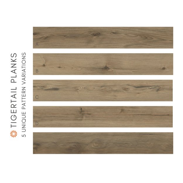 (image for) SOLSTONE Coastal 7" x 48" SPC Luxury Vinyl Plank 20mil - Tigertail
