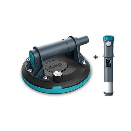 (image for) BIHUI SCBA8 Battery Vacuum Suction Cup Kit w/ Gauge - 8"