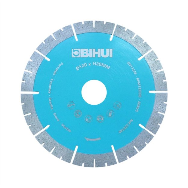 (image for) BIHUI DCBS120 Segmented Diamond Cutting Blade - 4.75\"