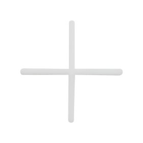 BIHUI TSC1250 1/16" (1.5mm) Cross Type Solid Tile Spacers - 250 Pack
