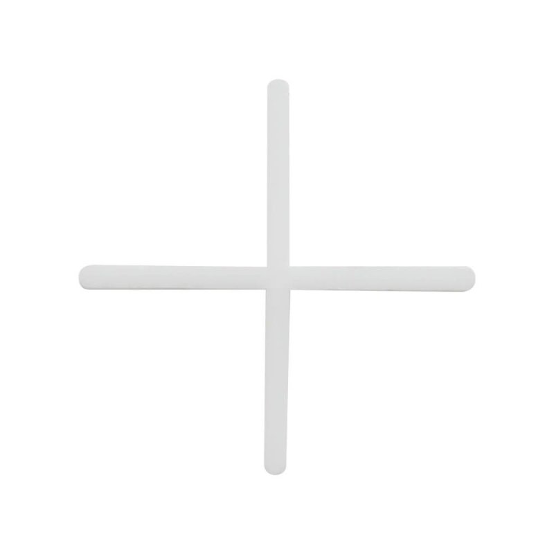 BIHUI TSC1250 1/16\" (1.5mm) Cross Type Solid Tile Spacers - 250 Pack