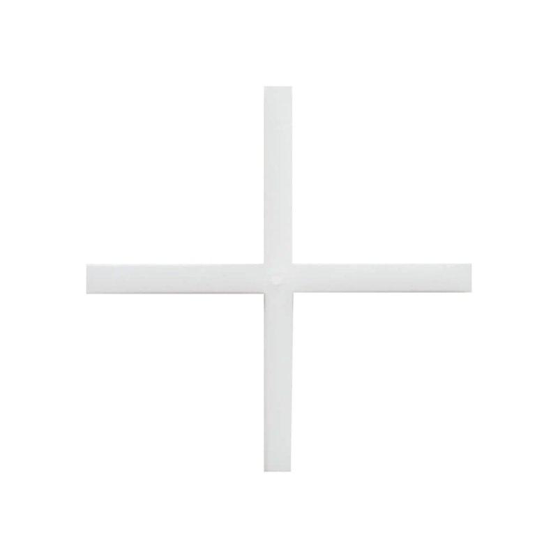 BIHUI TSC2250 3/32\" (2mm) Cross Type Solid Tile Spacers - 250 Pack