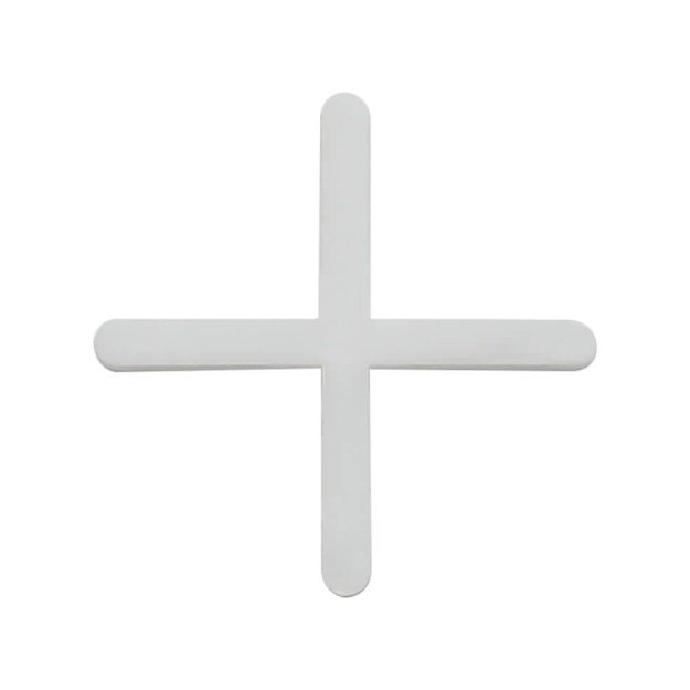 (image for) BIHUI TSC3250 1/8" (3mm) Cross Type Solid Tile Spacers - 250 Pack