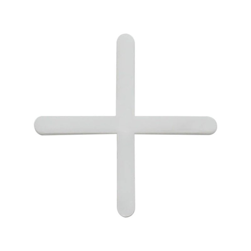 BIHUI TSC3250 1/8\" (3mm) Cross Type Solid Tile Spacers - 250 Pack