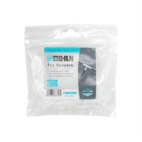 BIHUI TST3250 1/8" (3mm) T-Type Solid Tile Spacers - 250 Pack