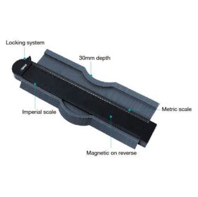 BIHUI TPL250 Lockable PVC Contour Gauge - 10"