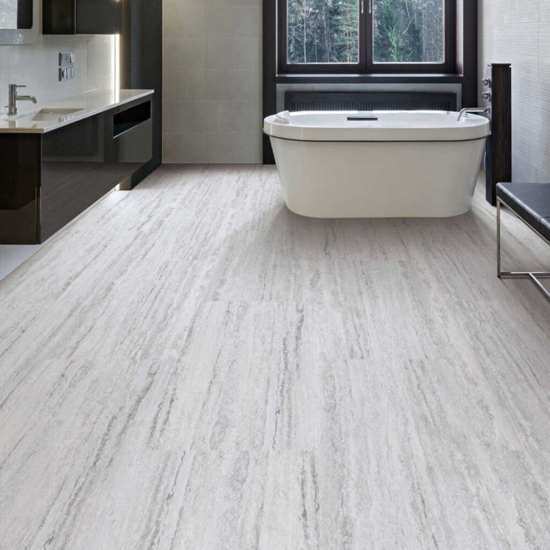 (image for) Next Floor Monumental 12" x 24" Rigid Click LVT - Travertino Argento - 526 002