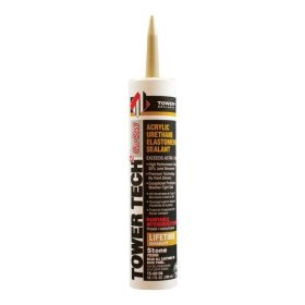 Tower Sealants TS-00196 Tower Tech 10.1 oz. Modified Acrylic Urethane Sealant - Stone