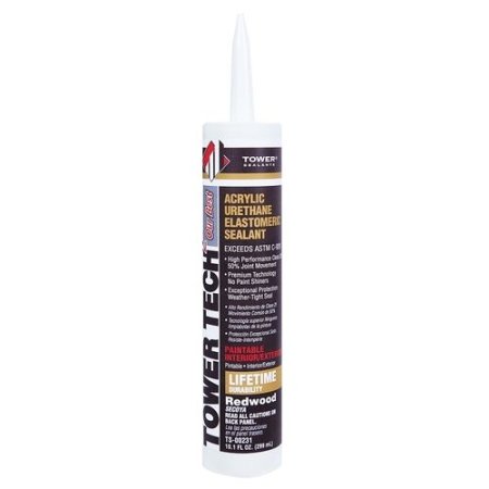 (image for) Tower Sealants TS-00231 Tower Tech 10.1 oz. Modified Acrylic Urethane Sealant - Redwood