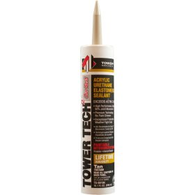 Tower Sealants TS-00194 Tower Tech 10.1 oz. Modified Acrylic Urethane Sealant - Tan