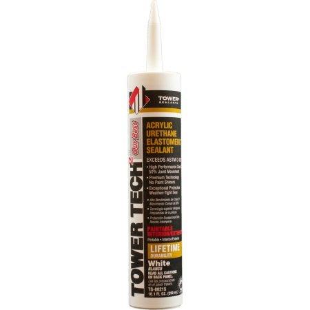 (image for) Tower Sealants TS-00215 Tower Tech 10.1 oz. Modified Acrylic Urethane Sealant - White