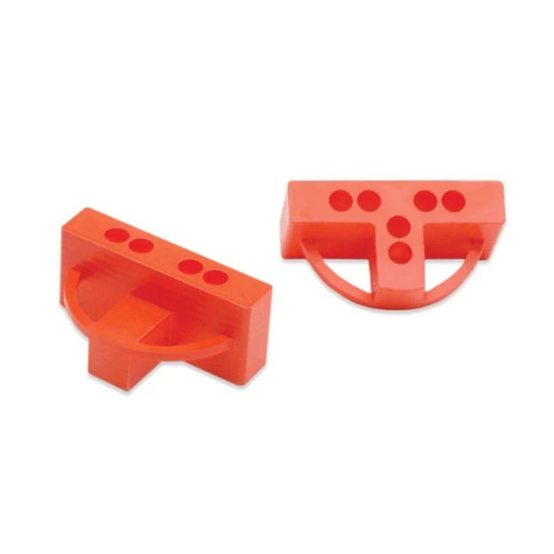 (image for) TAVY TTS-14-T 1/4" Orange T-Spacers - 100 Bag