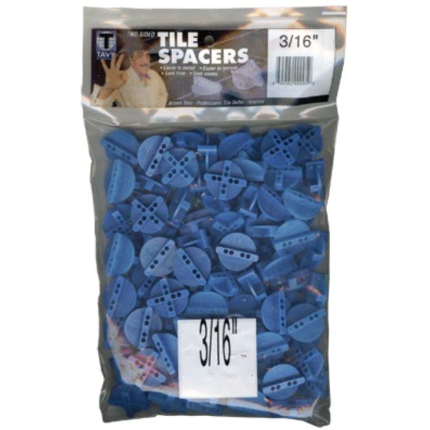 (image for) TAVY TTS-316 3/16" Blue Spacers - 100 Bag