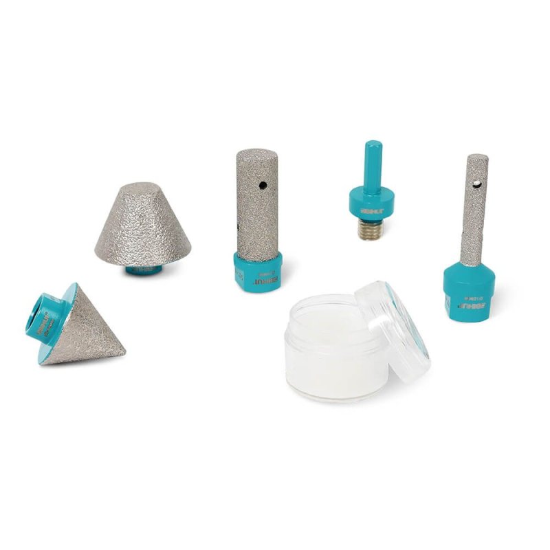 (image for) BIHUI DBDAS6 Diamond Milling Bit Set - 6 Pieces