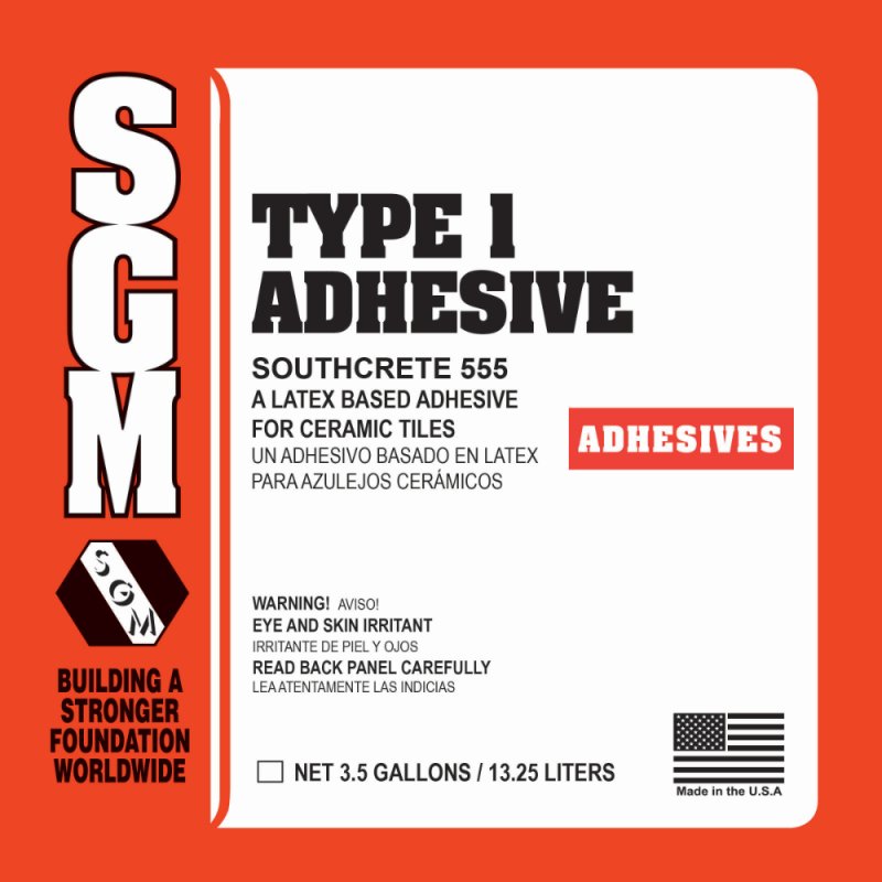 (image for) SGM SC555 Southcrete 555 Type 1 Adhesive - 3.5 Gal.