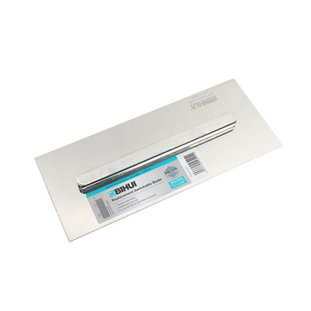 (image for) BIHUI PTFFFA Switchable U Notch Carpet Trowel Blade - 1/32" x 1/16" x 1/32"